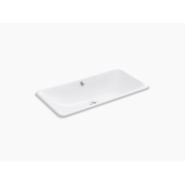 Iron Plains Trough Rectangle Drop-In/Undermount Bathroom Sink